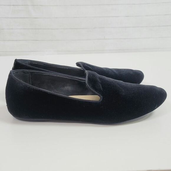 BIRDIES THE STARLING LOAFERS IN BLACK VELVET, SZ 9 - Picture 8 of 16